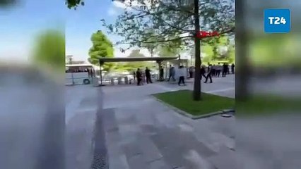 Deprem erken uyarı sistemini TBMM'de vekillere anlatırken depreme yakalandılar