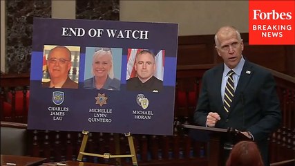 Thom Tillis Honors Fallen Officers, Touts Bill To Increase Punishments For Purposefully Harming Cops