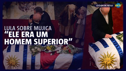 Lula homenageia Mujica no Uruguai e se emociona