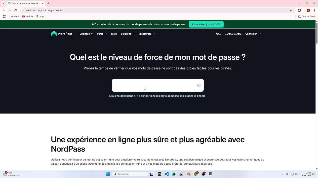 Générateur de mots de passe  python