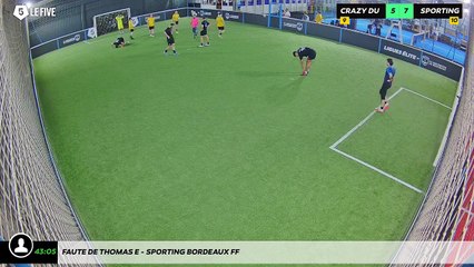 Faute de Thomas E - Sporting Bordeaux Ff