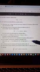 Exercice 3 Baccalauréat Centres étrangers sujet 1 question 4.Équations différentielles.Sujet tombé le 05/06/24#bac #bacdemaths #equationdifferentielle