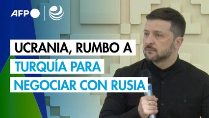 Una delegación ucraniana, sin Zelenski, rumbo a Estambul para negociaciones con Rusia