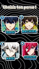 Choisi ton personnage Blue lock #3 111