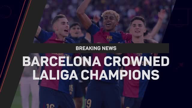Breaking News - Barcelona crowned LaLiga champions