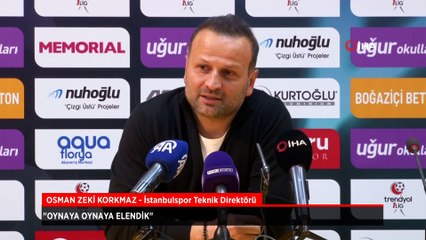 Osman Zeki Korkmaz: Oynaya oynaya elendik