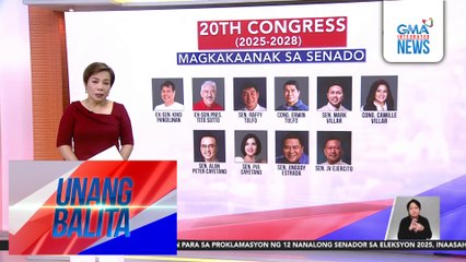 Magkakaanak sa Senado sa 20th Congress (2025-2028) | Unang Balita