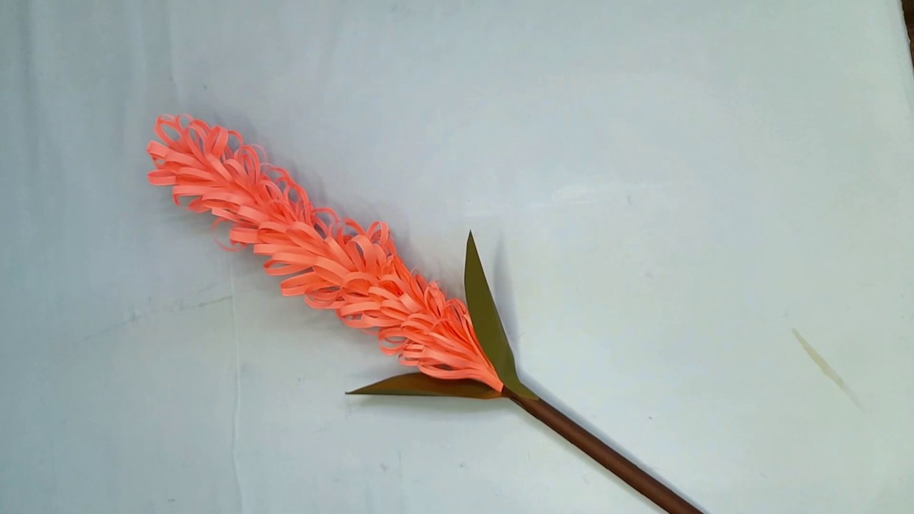 How to Make a Lavender Flower with Paper | Easy DIY Paper Flower Craft