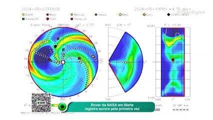 Rover da NASA em Marte registra aurora pela primeira vez