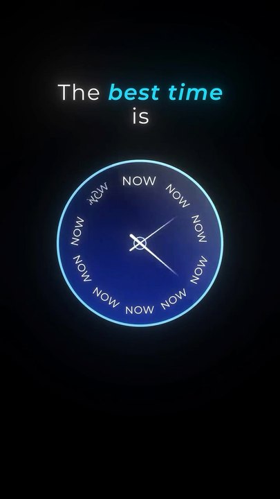 The Best  time is
