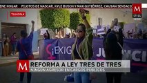 En Tlaxcala, colectivos feministas buscan reformar la 'Ley Tres de Tres'