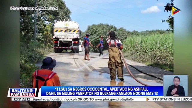 11 LGUs sa Negros Occidental, apektado ng ashfall dahil sa muling pagputok ng Bulkang...