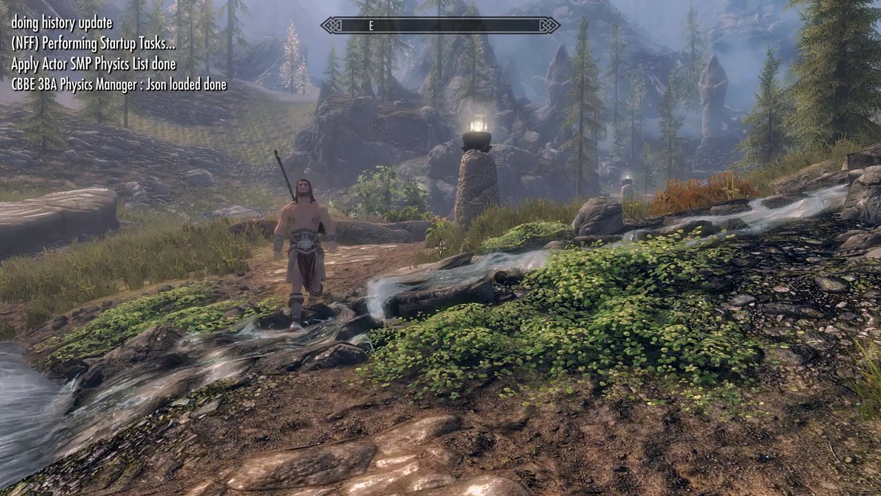 Skyrim SE. Messing with Title Screen save file I think P1