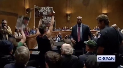 Manifestantes interrumpen audiencia de Robert F. Kennedy Jr. en el Capitolio