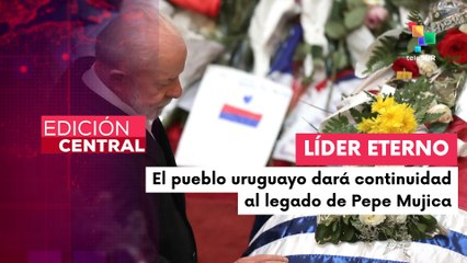 Rinden honores a Pepe Mujica