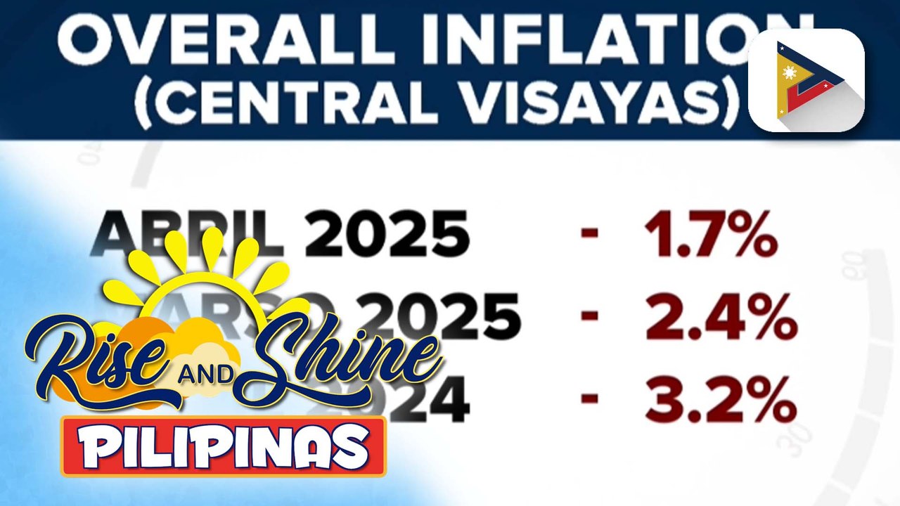 Inflation rate sa Central Visayas, bumaba pa sa 1.7% ayon sa PSA