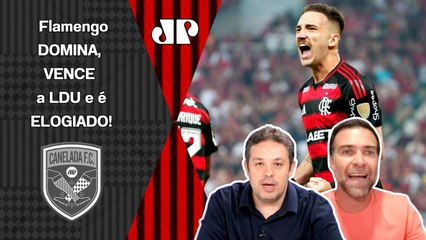 "MEU DEUS DO CÉU! O Flamengo HOJE MOSTROU que..." VITÓRIA sobre a LDU é ELOGIADA!
