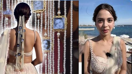 Cannes 2025:Nitanshi Goel का Debut Look Viral,Pearl Choti में Bollywood Actresses को Tribute..