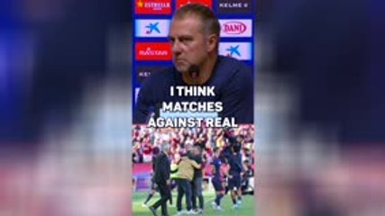 What was Hansi Flick's favourite moment of Barcelona's season?