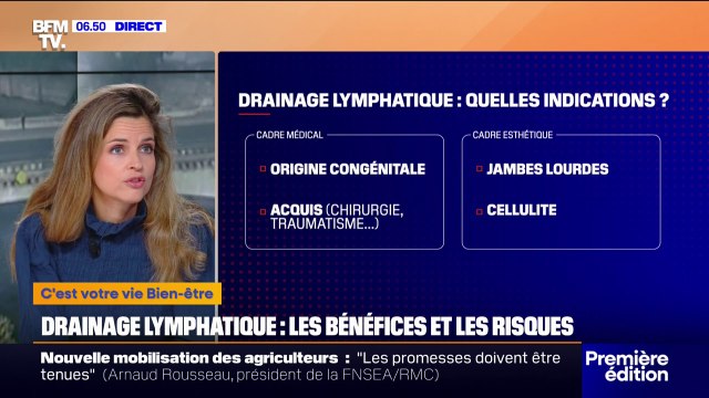 Médical ou esthétique: quels sont les bénéfices et les risques des drainages lymphatiques