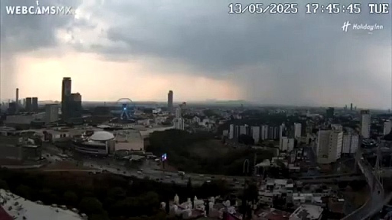 Con granizada, Puebla inicia temporada de lluvias; se esperan 8 huracanes