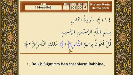 Mehmet Emin Ay - Nas Suresi