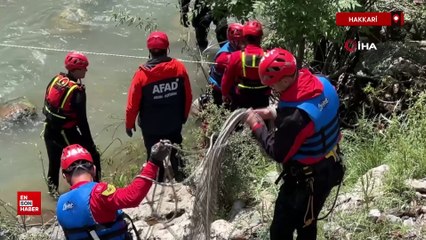 Hakkari'de derede kaybolan 16 yaşındaki Kom'u arama çalışmaları sürüyor