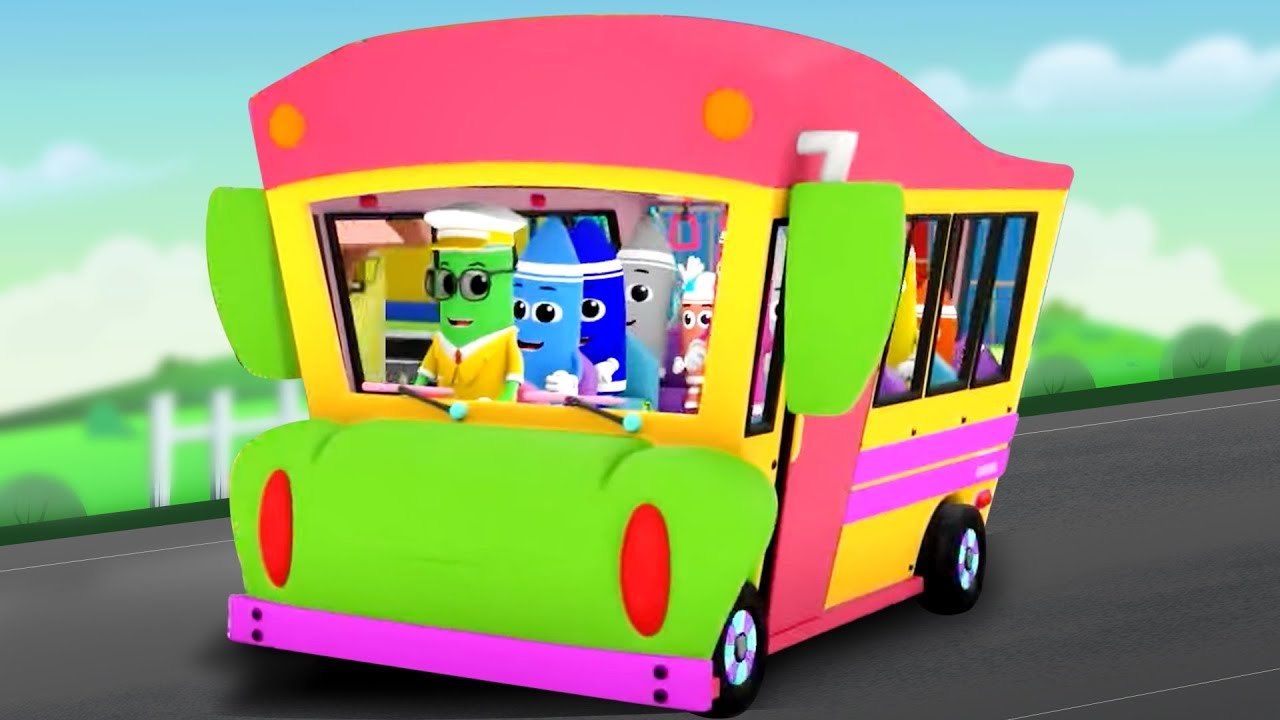 Wheels On The Bus | Nursery Rhymes and Baby Songs for Kids