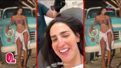 Bárbara de Regil se pone esperma de salmón en la cara