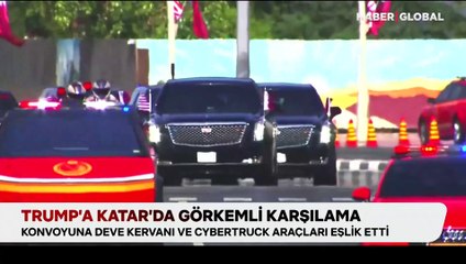 Trump’a Katar’dan görkemli karşılama