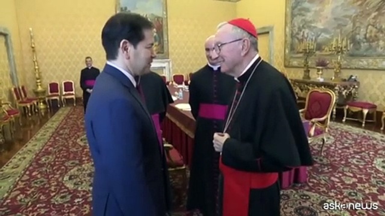 Il card. Pietro Parolin riceve il segretario di Stato USA Marco Rubio