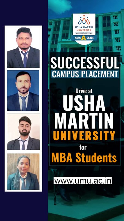 Successful Campus Placement Drive at Usha Martin University for MBA Students