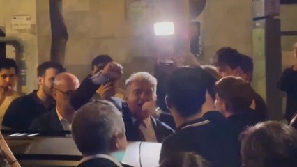 La fiesta de Joan Laporta en la discoteca Luz de Gas tras ganar la Liga: fue ovacionado