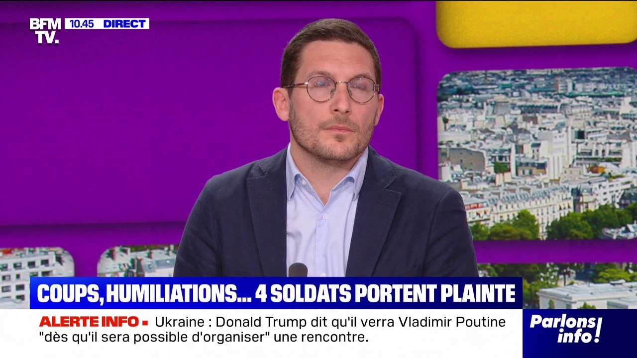 "Il y a un des leurs qui a été plongé plusieurs jours dans un canal d'excréments humain", raconte l'avocat de quatre anciens militaires du 8e RPIMA de Castres qui portent plainte pour harcèlement moral et violences