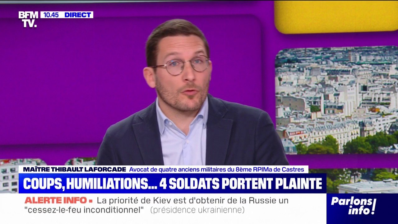 "Dans les 25 témoignages reçus, la très grande majorité est dans une détresse psychologique", confie Me Thibault Laforcade (avocat de quatre anciens militaires qui portent plainte)