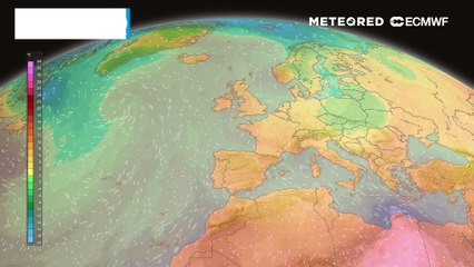 UK and Europe temperature forecast map for the rest of May 2025