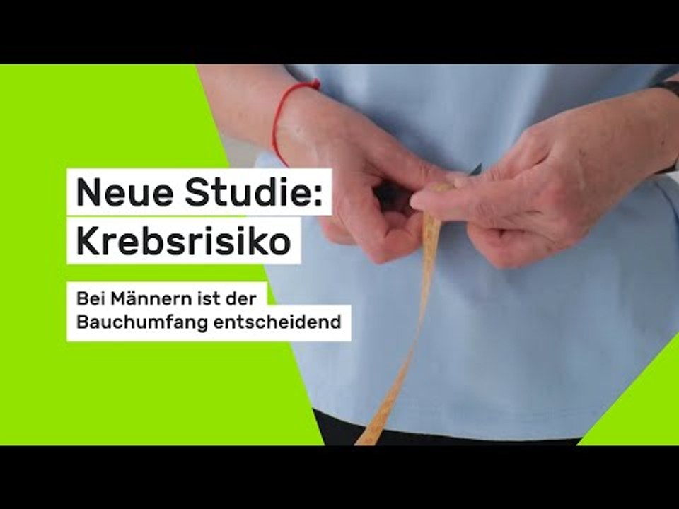 Neue Studie: Krebsrisiko: Bei Männern ist der Bauchumfang entscheidend
