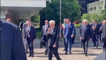Mattarella è arrivato all'Itcilo di Torino, le immagini