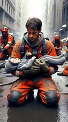 Moment_of_Hope_Amid_the_Rubble😰_#shorts_#ai_#funny_#animation_#cuteanimals_#cartoon_#cute(360p)