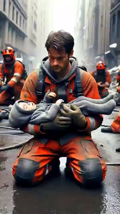 Moment_of_Hope_Amid_the_Rubble😰_#shorts_#ai_#funny_#animation_#cuteanimals_#cartoon_#cute(360p)