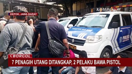 Bawa Senpi, Tujuh Debt Collector Ditangkap Polisi di Depok