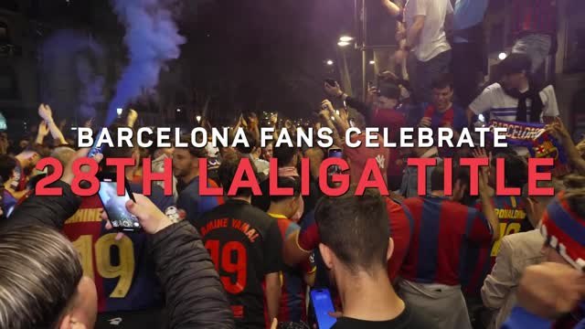 'Florentino left high and dry' - Barcelona fans celebrate LaLiga triumph