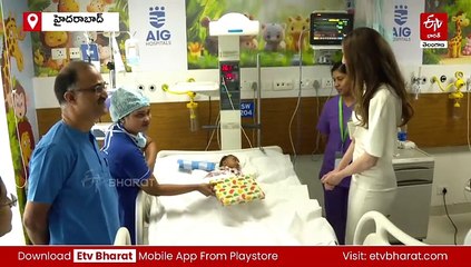 మిస్​ వరల్డ్​ 2025 - ఏఐజీ ఆసుపత్రిలోని చిన్నారులతో ప్రపంచ​ బ్యూటీలు