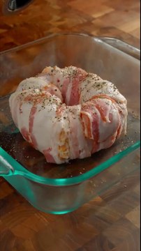deep fried bacon wrapped cheese