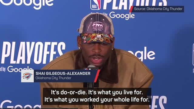 SGA excited for 'do-or-die' Game 7 against Nuggets
