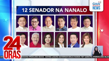 12 senatorial candidate, ipoproklama na bukas matapos ilabas ang Comelec official count | 24 Oras