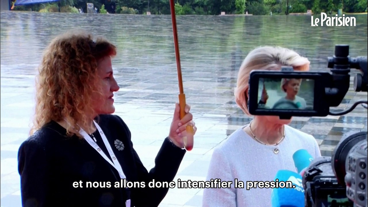 Guerre en Ukraine : Von der Leyen veut accroitre la pression sur Poutine