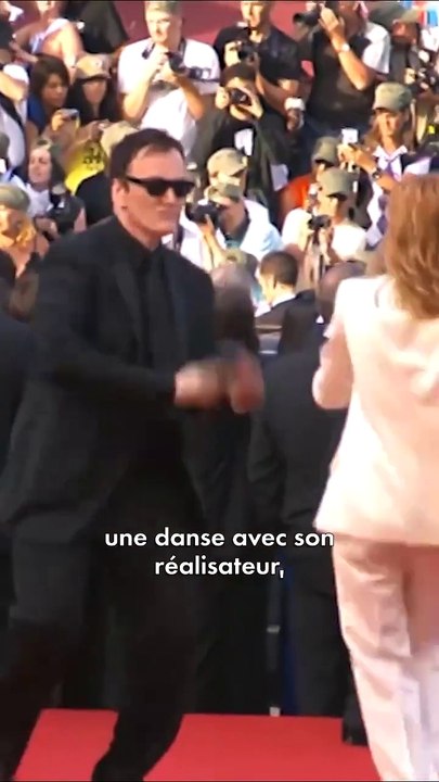 Mélanie Laurent et Quentin Tarantino dansent sur le tapis rouge de la Croisette