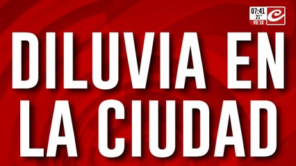 Diluvia en la ciudad de Buenos Aires... ¿hasta cuándo sigue el mal clima?
