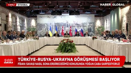 İstanbul'da barış masası! Görüşmeler sürüyor